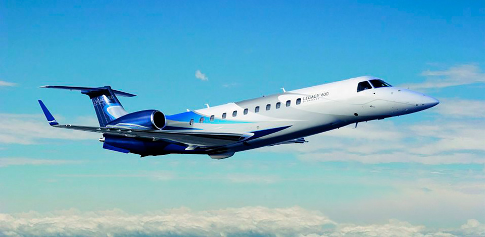 Embraer Legacy 600. Um jato transcontinental à sua altura, para até 15 passageiros